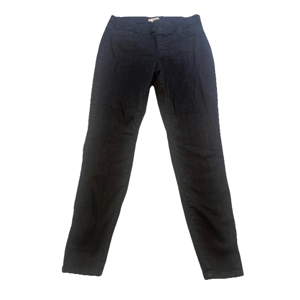 Eileen‎ Fisher Black Pull On Jeans Medium skinny ankle